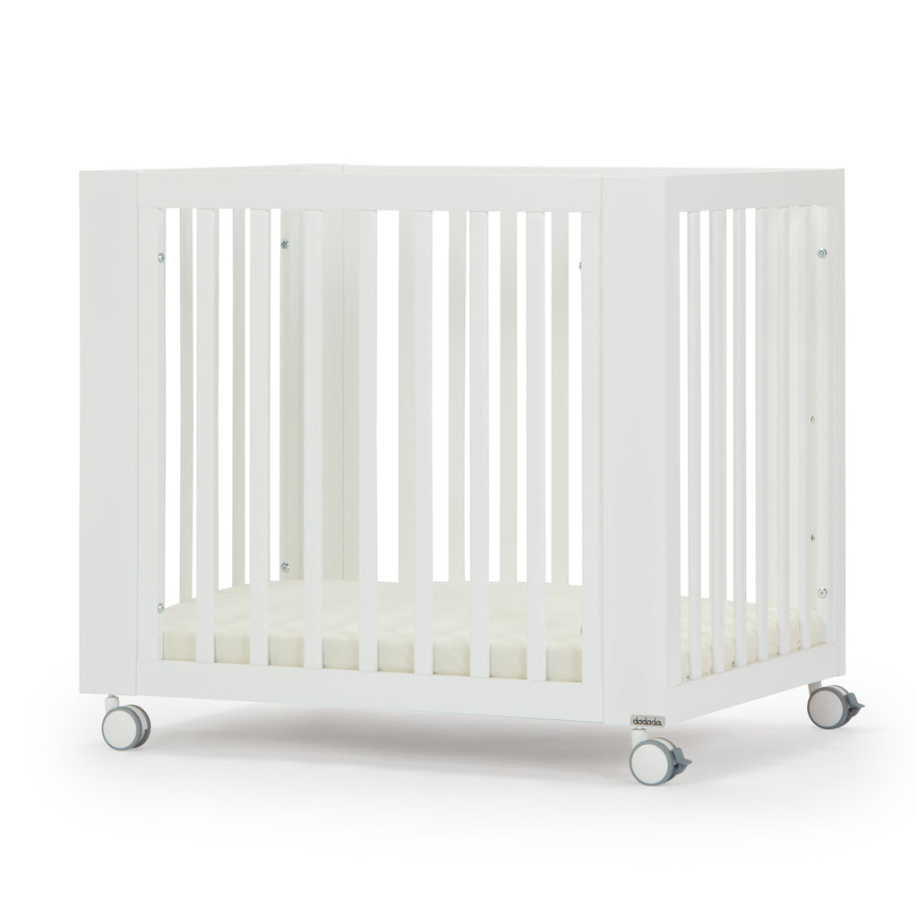 dadada spirit mini crib  8-in-1 convertible white crib