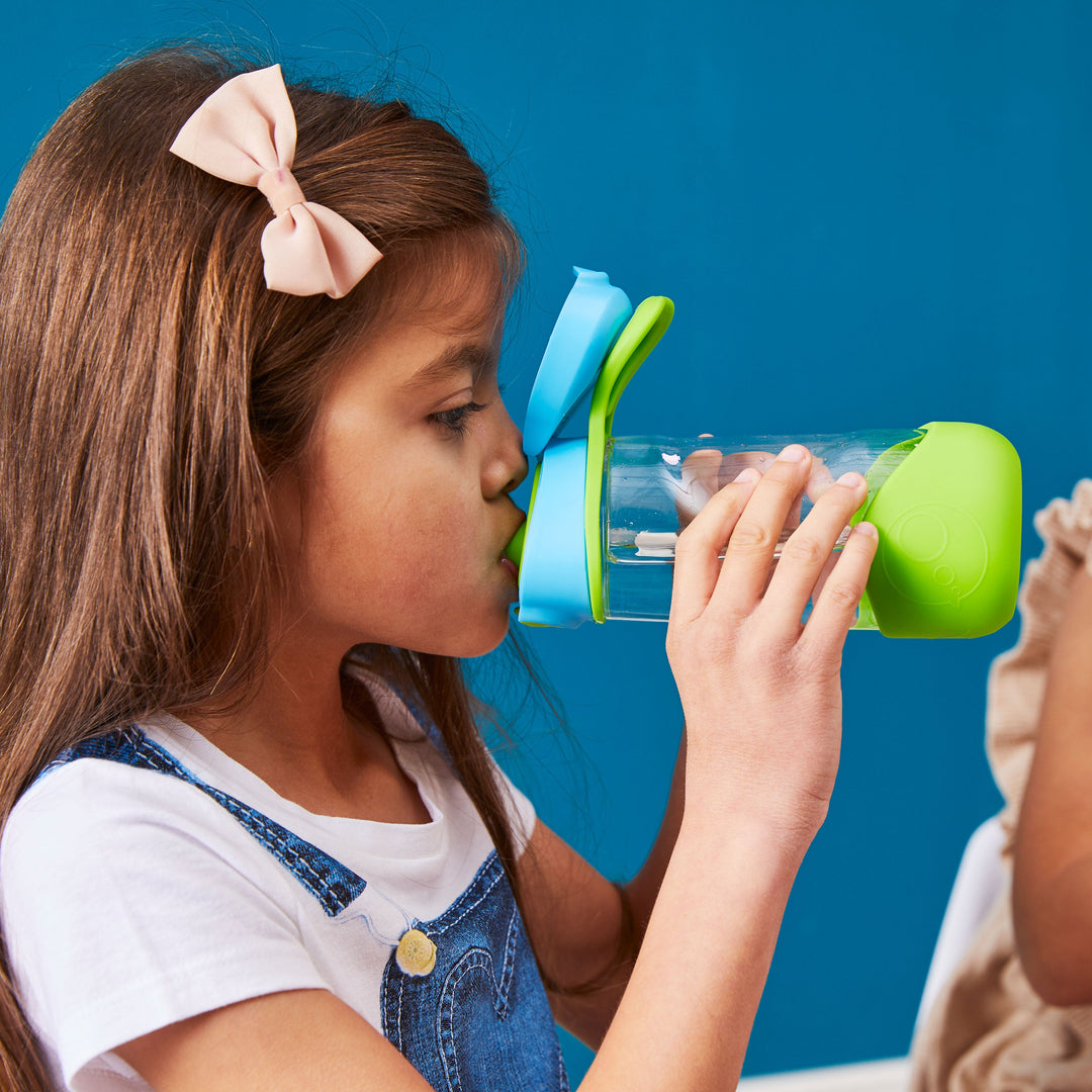 girl drinking from ocean breeze sport spout