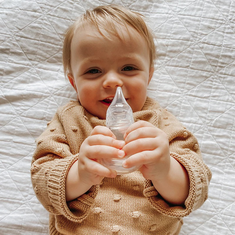 Haakaa Easy-Squeezy Silicone Bulb Syringe for cleaning babies nose