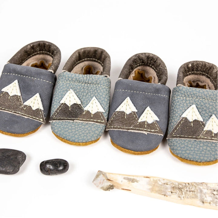 Baby Leather Shoes with Design | Flint Mountains