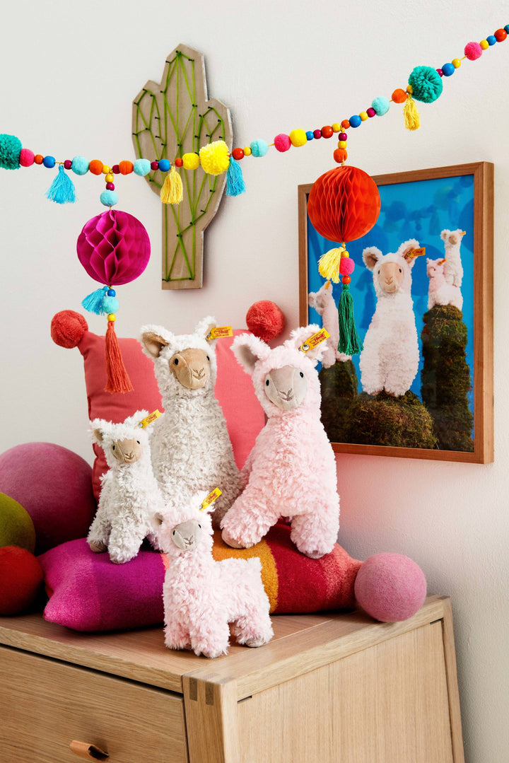 steiff landro llama soft plush animal