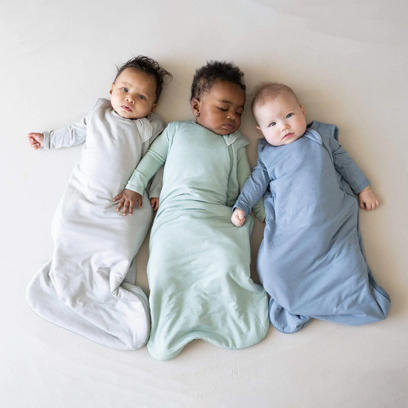 Kyte bamboo sleep sack in storm on baby