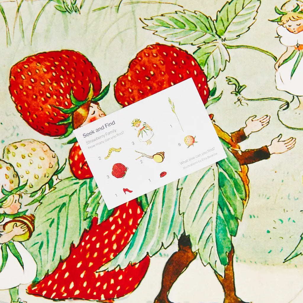 strawberry family sarah's silk illustrated strawberry family seek and find montessori play