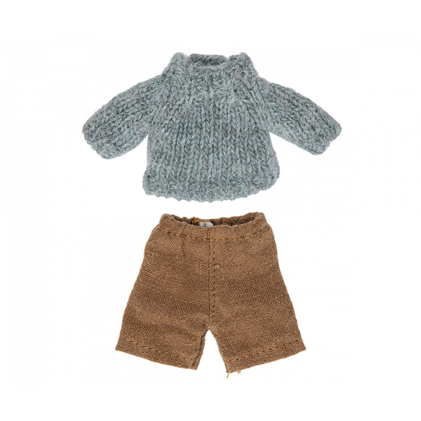 maileg big brother mouse sweater and pants