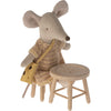 Maileg Mouse House Table and Stool