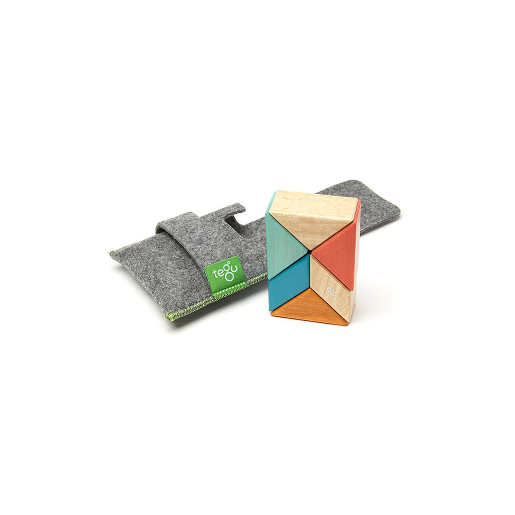 Tegu kids toys pocket pouch prism blocks