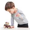 montessori open-ended play dolls and car