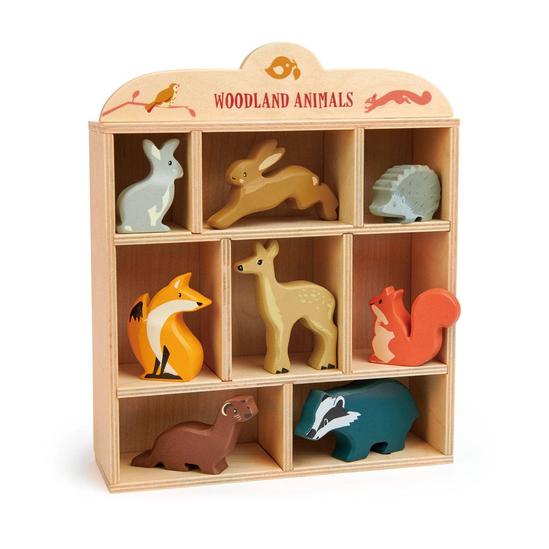 tender leaf toys woodland animal set 