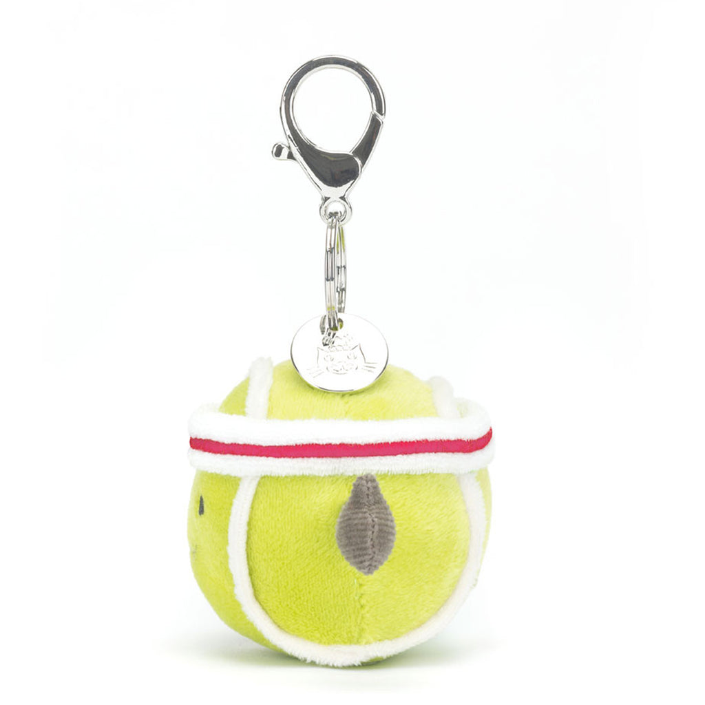 amuseables jellycat tennis ball sports bag charm