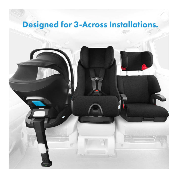 Three across assorted Clek Car seats