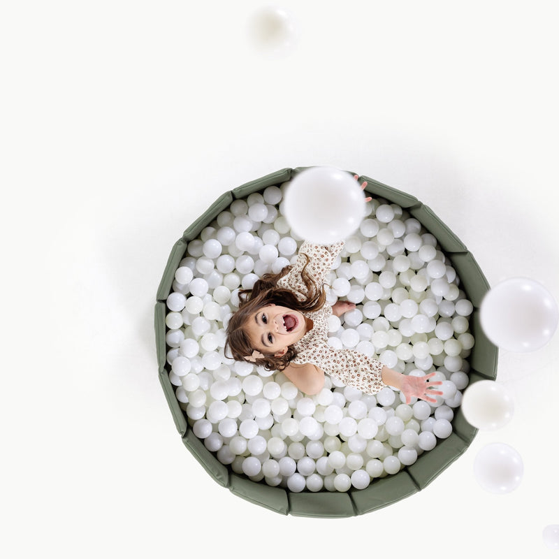 Gathre activity ball pit in thyme green