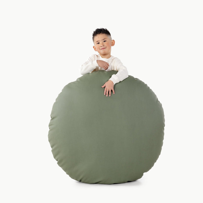 Gathre thyme green floor cushion