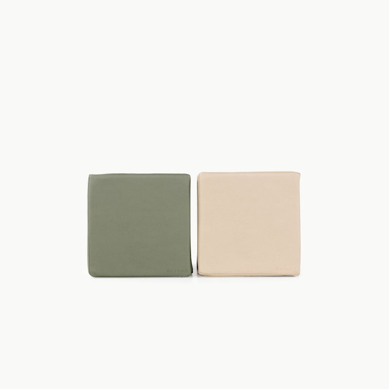 Gathre toddler cube toy in thyme green