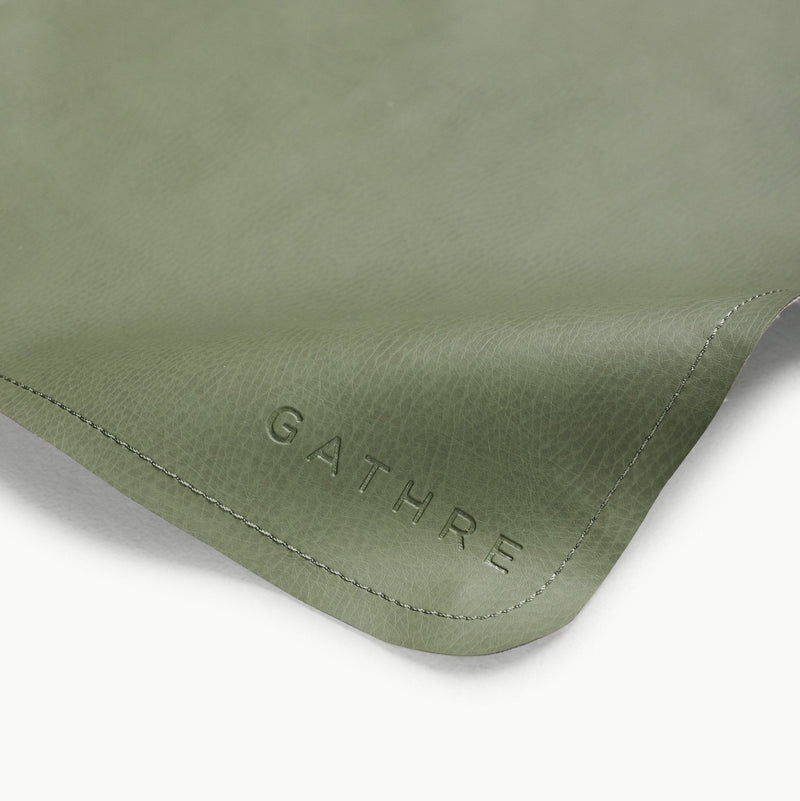 Gathre portable changing mat in thyme green