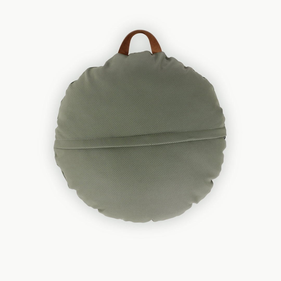 Gathre thyme green circle floor cushions