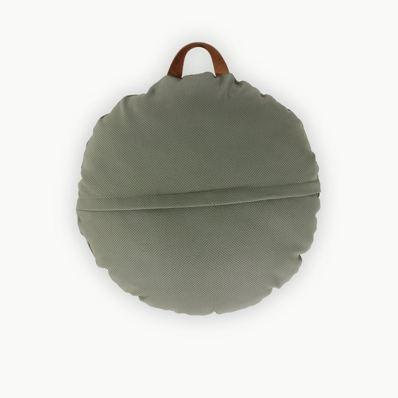 Gathre thyme green circle floor cushions