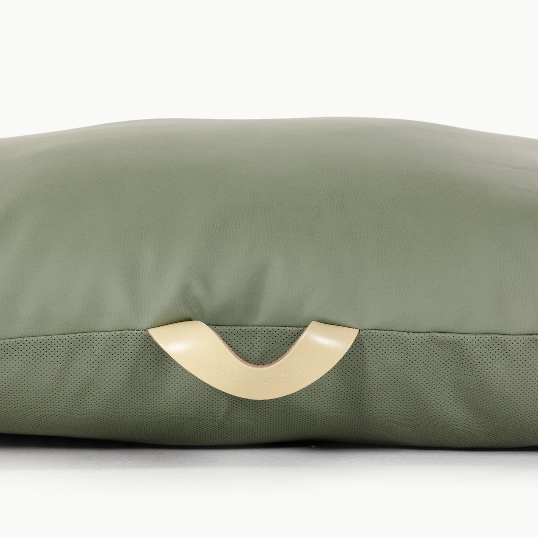 Gathre kids floor cushions in thyme green