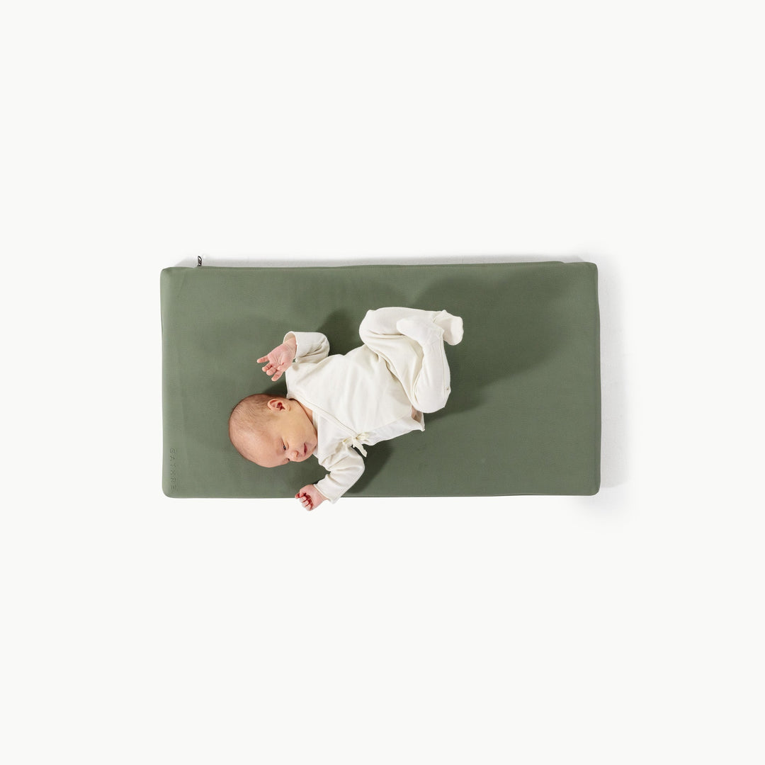 Gathre thyme green changing mat for babies