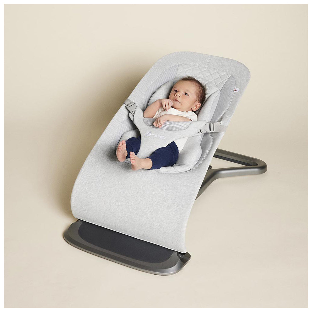 baby bouncer for newborn, ergobaby light gray evolve bouncer