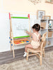 Tiny Land® Double-Sided Easel for arts and crafts for toddlers