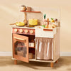 Tiny Land® Cubby Kitchenette - Natural pretend play kitchen