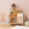 Tiny Land® Cubby Kitchenette farmhouse style kids pretend play kitchen