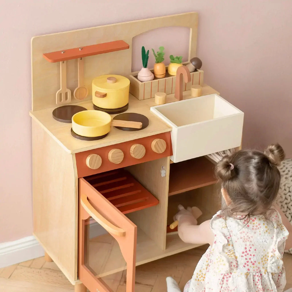 Tiny Land® Cubby Kitchenette wooden kids toys