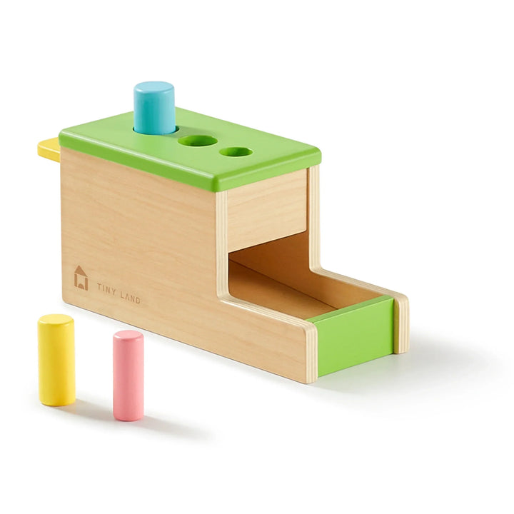 Develop motor skills with the Tiny Land Montessori Toys Set, a high-quality wood toy.