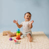 Tiny Land® Montessori Toys Set for Newborns (6-9 month) wood toys for newborns