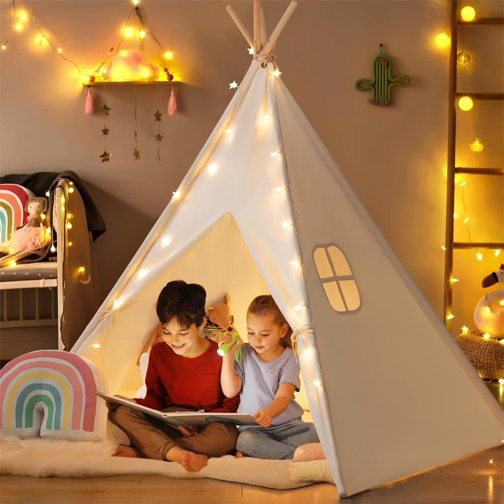 Tiny Land® Teepee for Kids with Mat, play tent with play mat