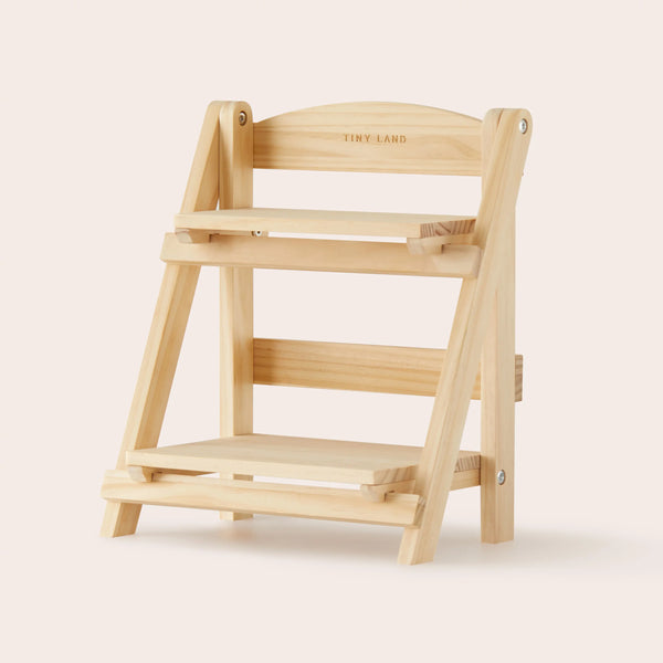 Tiny Land® Versatile Wooden Rack Organizer for Kids