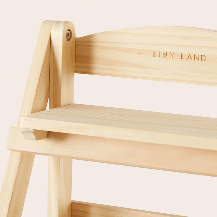 Close up of the Tiny Land® Versatile Wooden Rack