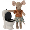 maileg mouse with toilet