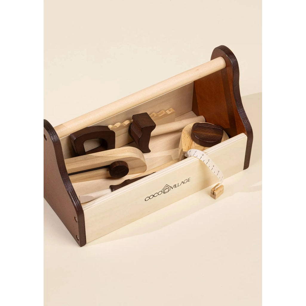 coco Village wooden tool kit toys for kids