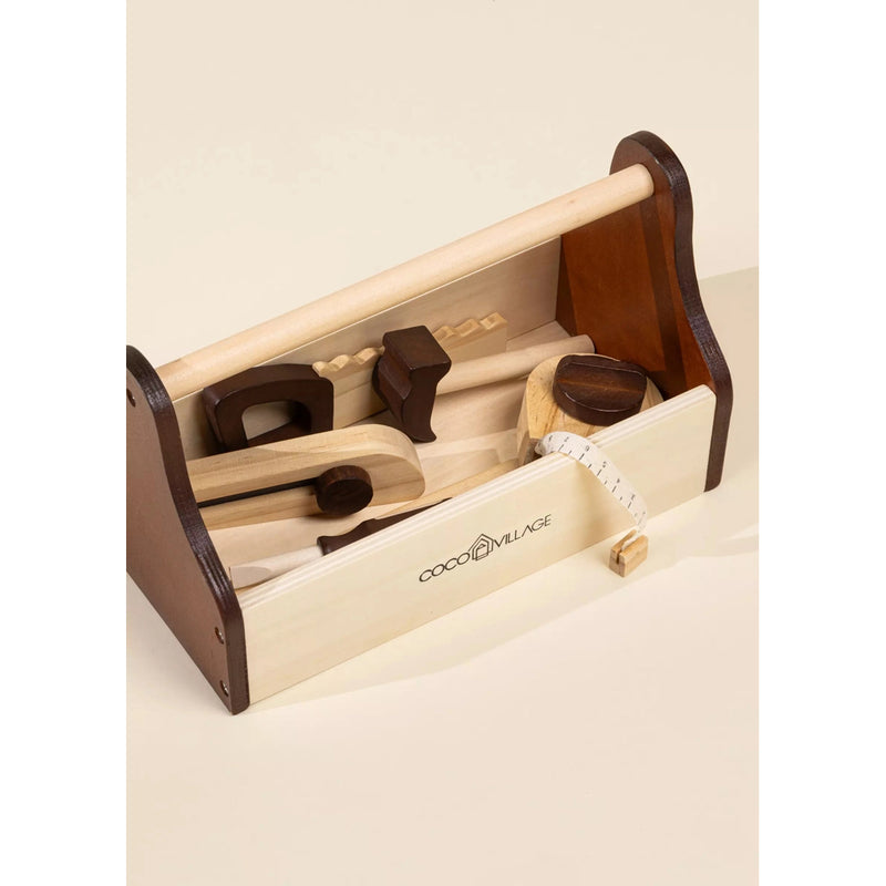 coco Village wooden tool kit toys for kids