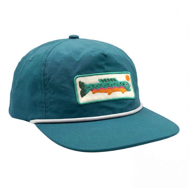 Trout kids snapback hat by Trek Light, adjustable baby and toddler cap