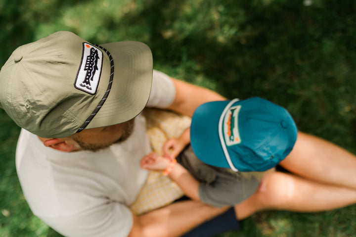 Trout 5-panel toddler snapback, Trek Light kids hat for sunny days