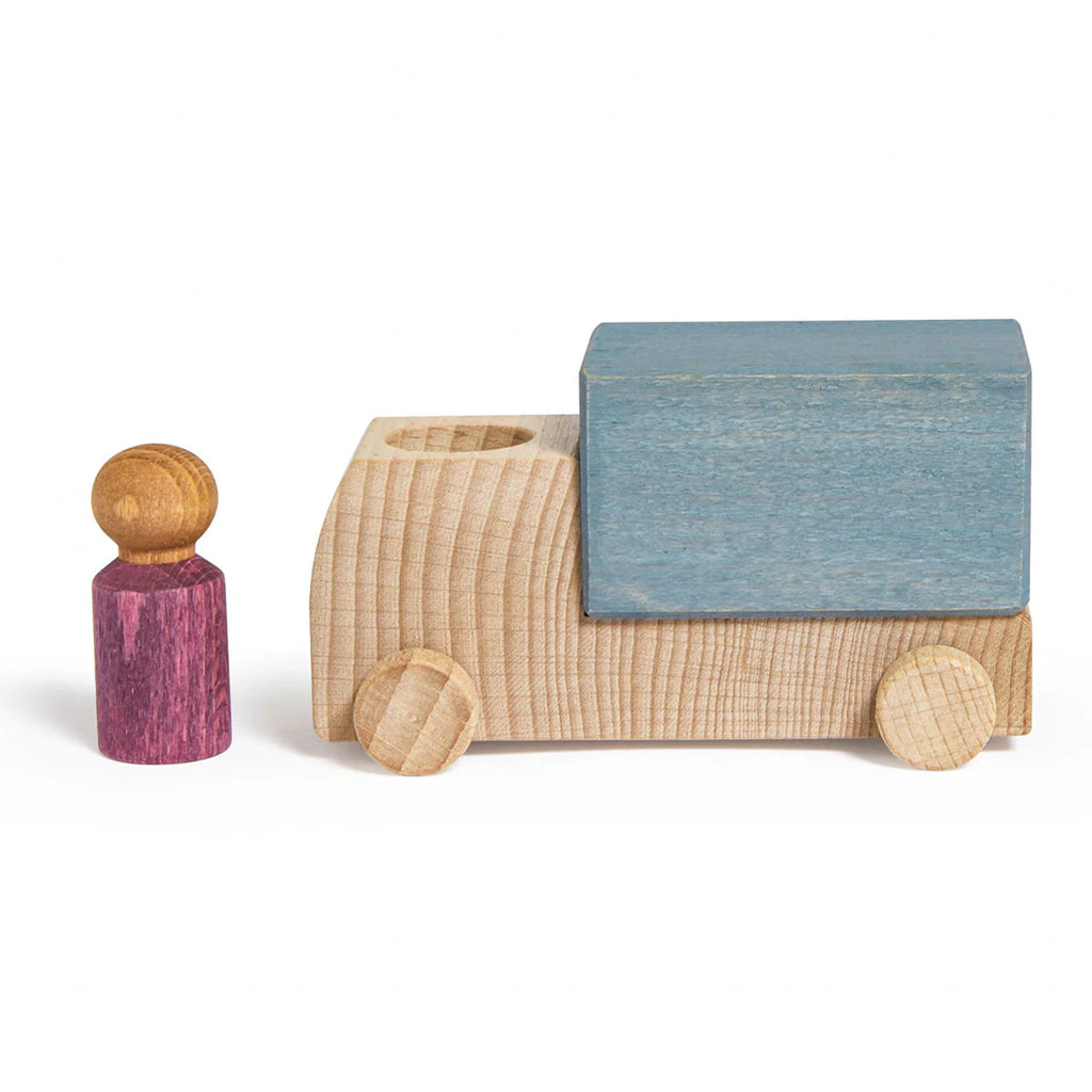 lubulona wood toy grey toy car