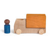 lubulona wood toy ochre toy car