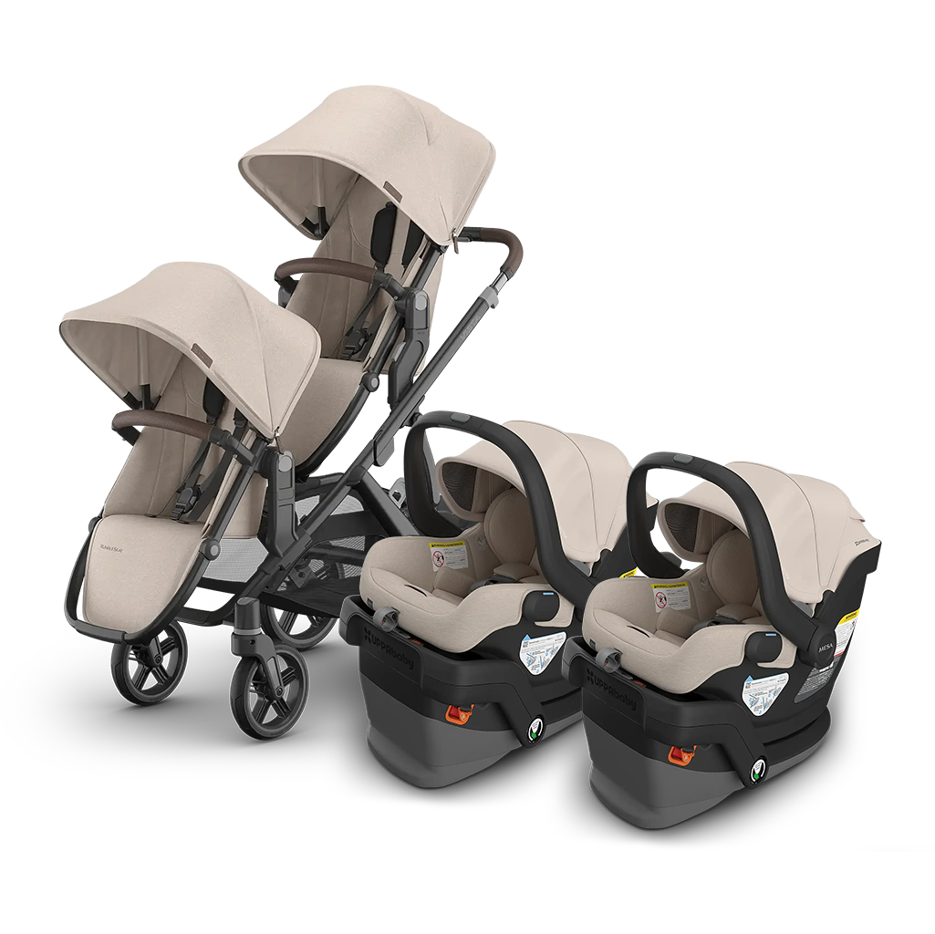 Uppababy Vista V3 stroller + Mesa V3 Twin Bundle – Hazel & Fawn