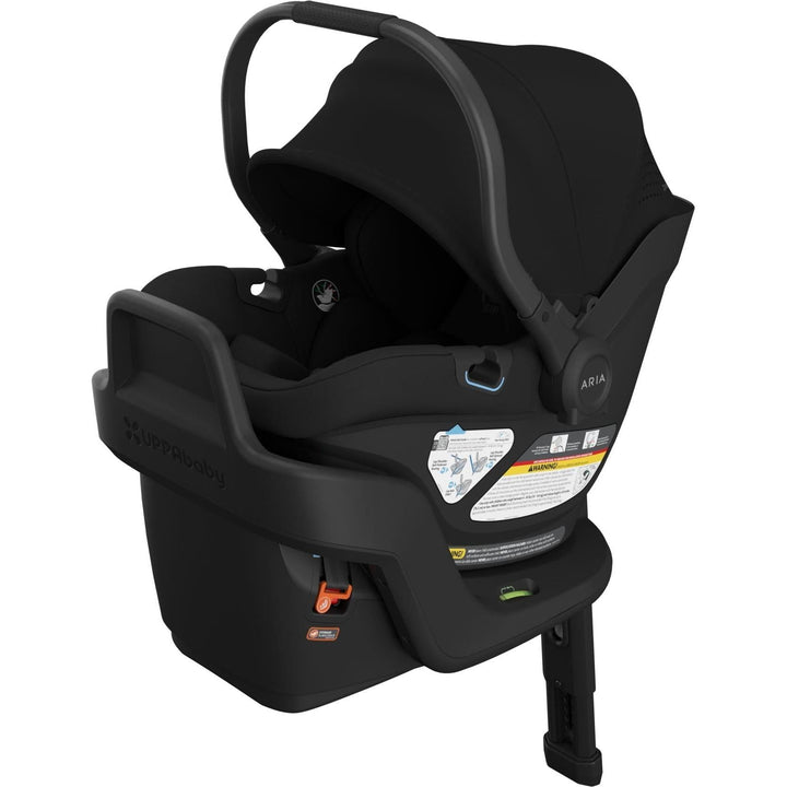 UPPAbaby Aria V2 infant car seat in James (Black), 6 lb car seat included twice in the Vista V3 twin travel system