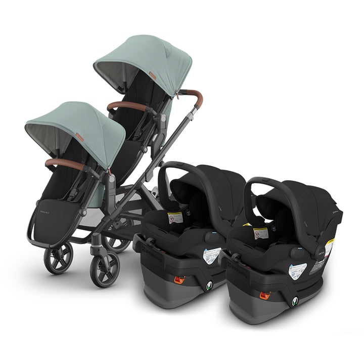 Uppababy Vista V3 stroller + Mesa V3 Twin Bundle – Hazel & Fawn