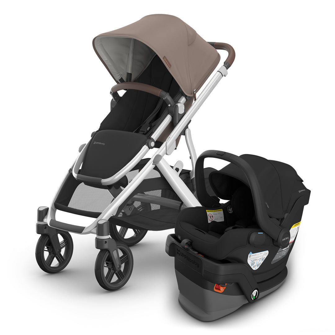 uppa baby vista v3 mesa v3 in theo and jake, family travel system