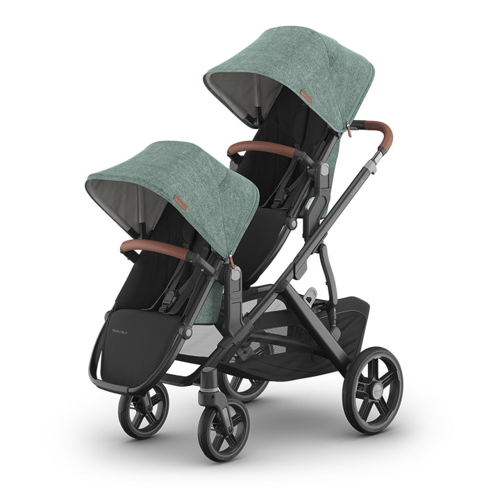 uppababy vista v3 in gwen for twins, double infant stroller