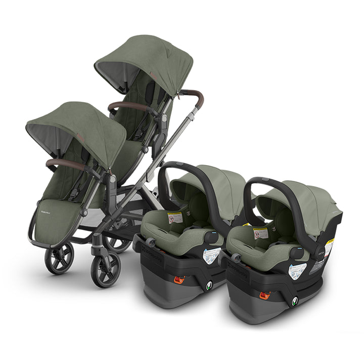uppababy vista bundle deals Uppababy Vista V3 stroller + Mesa V3 Twin Bundle – Hazel & Fawn