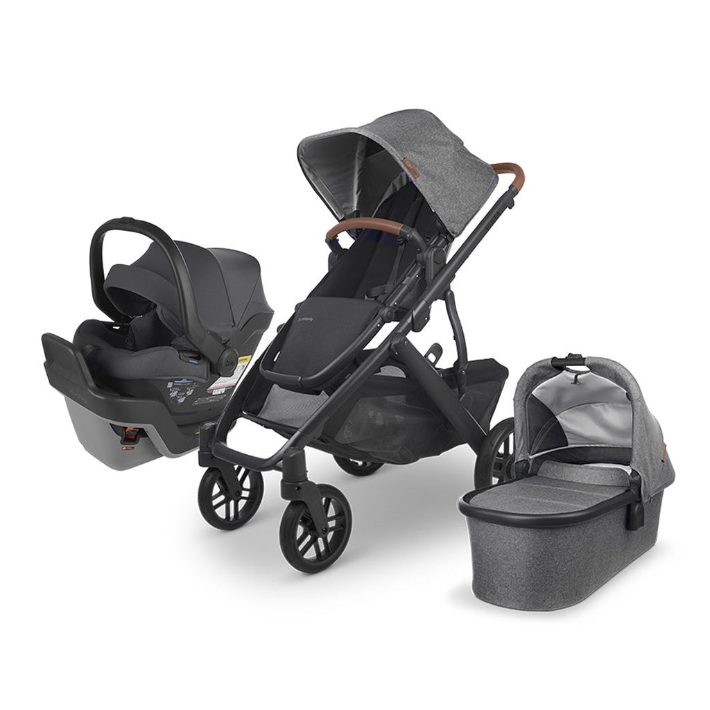 Vista V2 in Greyson with a Mesa Max Jake by UPPAbaby