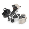 Vista V2 in Declan by UPPAbaby and a mesa max Car Seat