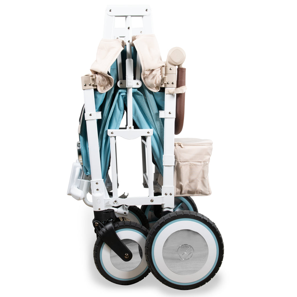 wonder fold compact fold stroller wagon