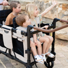 Keenz Vyoo Best Stroller Wagon with Four Seats in Mocha