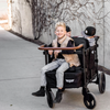 Keenz Vyoo stroller wagon in black lifestyle 